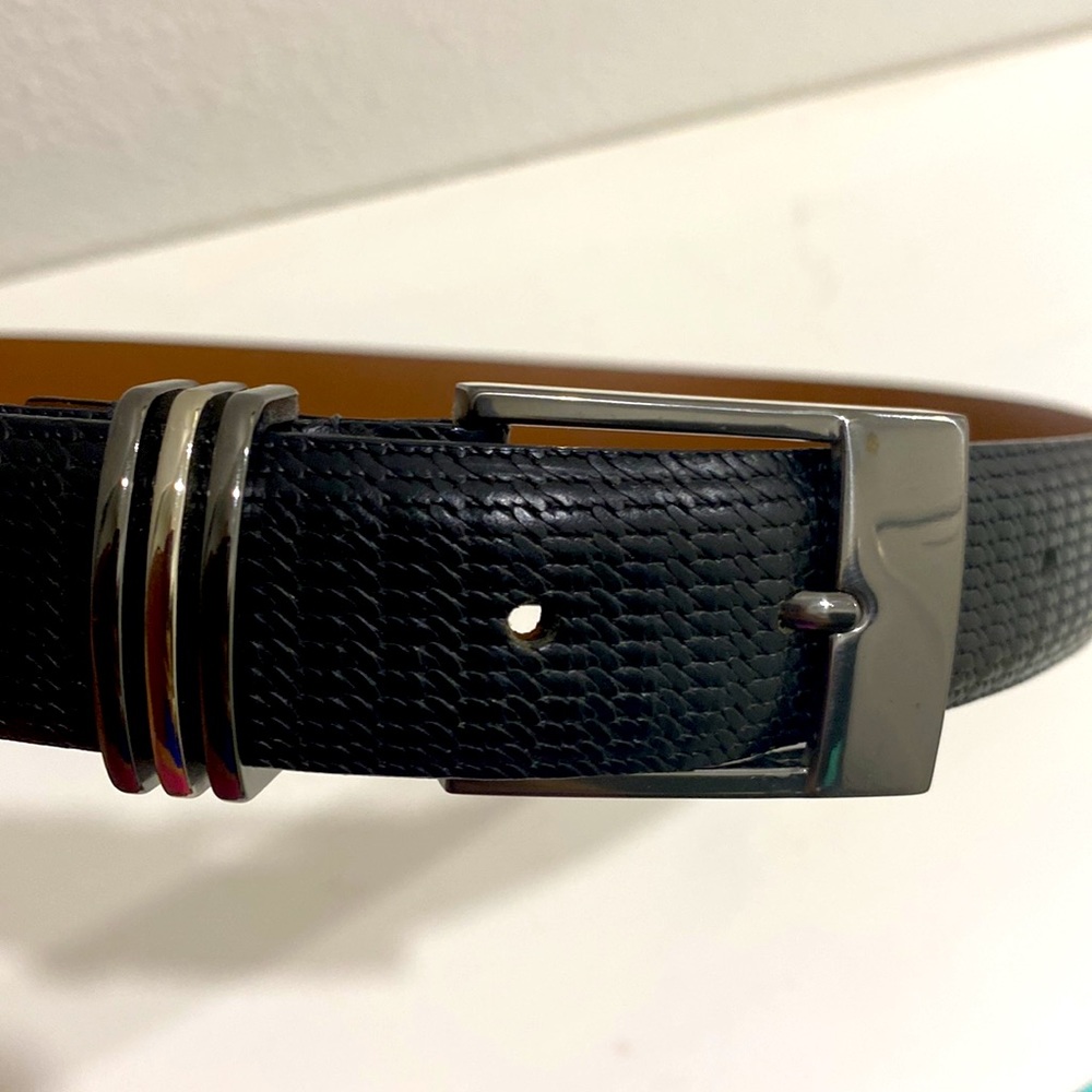 NWOT Men’s Fine Italian Leather Belt Handcrafted in America |Size 38 - Picture 5 of 5